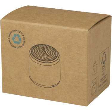 Logo trade promotional items picture of: Velkis 3W recycled plastic wireless Bluetooth® speaker