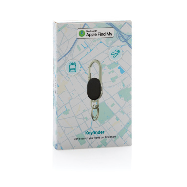 Logo trade promotional merchandise picture of: Keyfinder Dual keychain with worldwide locating