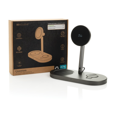 Logo trade advertising products image of: Quantum RCS ultra-fast 25W Magnetic desk wireless Charger