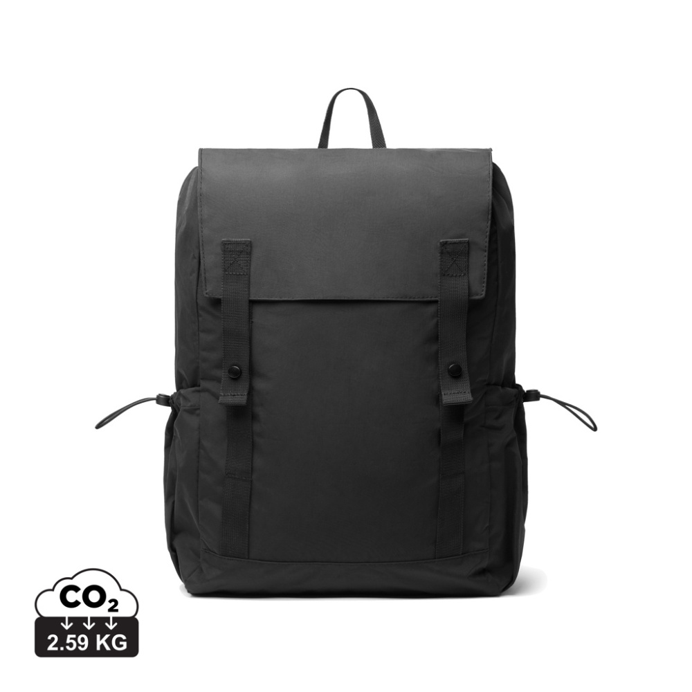 Logo trade business gift photo of: KENTO URBAN RCS recycled nylon Everyday Backpack