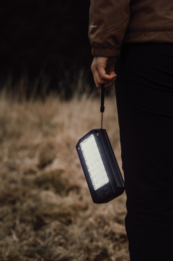 Logo trade business gift photo of: Nordic Drift Titan 10.000mAh solar powerbank with 3 panels