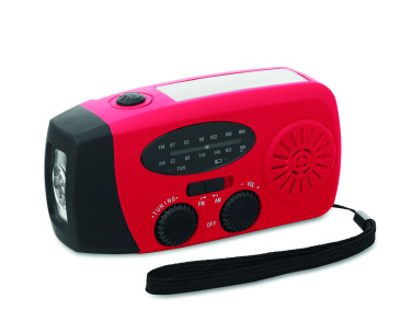 Logotrade promotional giveaways photo of: Portable radio SOS with LED torch