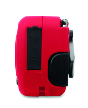 Logotrade promotional gift image of: Portable radio SOS with LED torch