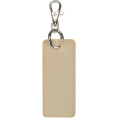 Logotrade corporate gifts photo of: Resi Plus GRS recycled rectangle charm keychain