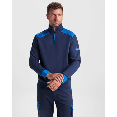 Logo trade promotional merchandise photo of: Maverick 280 g/m2 men's half zip sweater