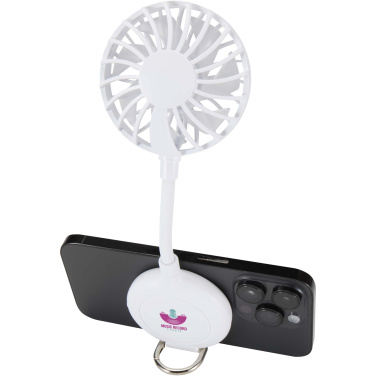 Logo trade advertising products picture of: Ventio recycled plastic magnetic portable fan