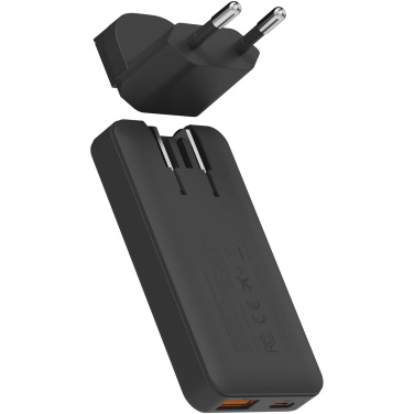 Logo trade promotional gifts picture of: Xtorm 65W fast travel charger with cable and travel case set