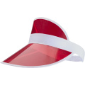 Bright cap with transparent visor, Red
