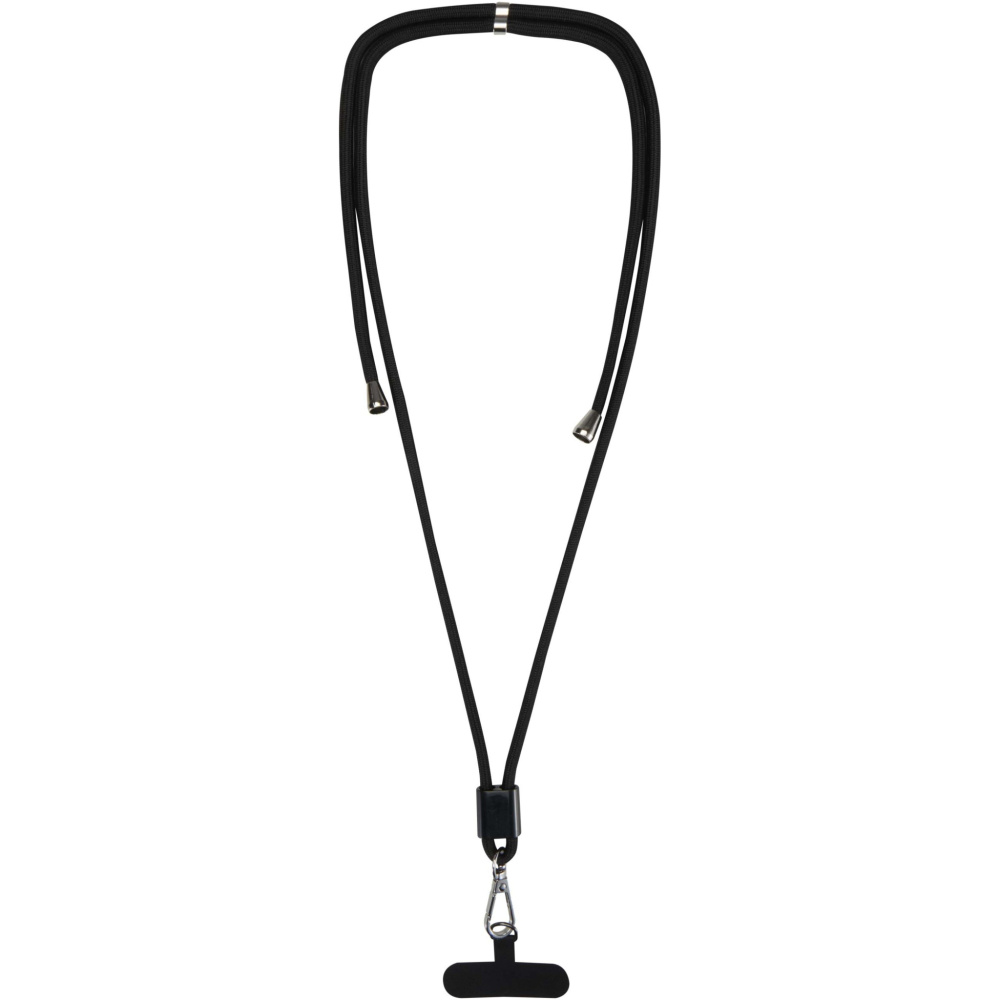 Logo trade advertising products picture of: Vega adjustable recycled smartphone lanyard