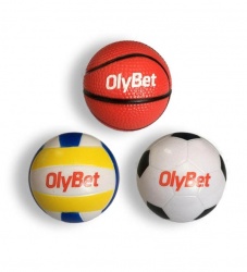 Stressipallide pilt Olybet logoga