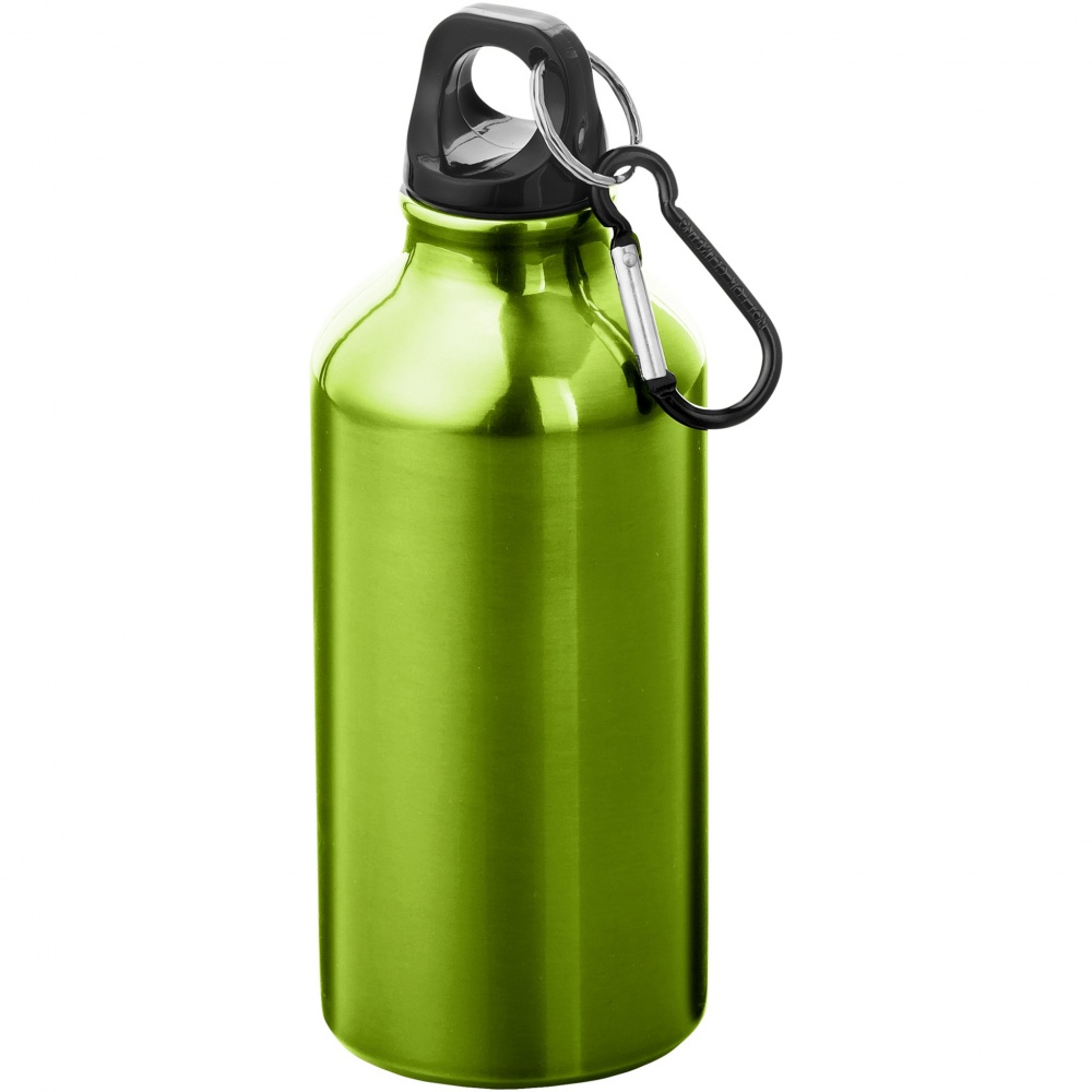 Logotrade ärikingid pilt: Oregon 400 ml alumiiniumist veepudel karabiiniga
