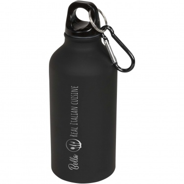 Logotrade meene foto: Oregon 400 ml matt veepudel karabiiniga