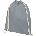 Oregon 100 g/m² puuvillane pingutusnööriga sussikott 5L, Hall