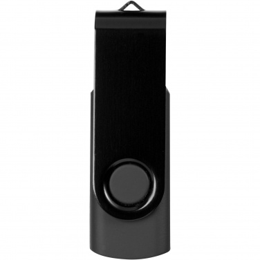 Logo trade reklaamkingi pilt: Pööratav metallist 4 GB USB-mälupulk