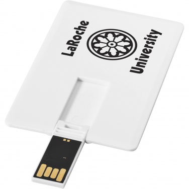 Logotrade ärikingid pilt: Õhuke kaardikujuline 4GB USB-mälupulk