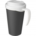 Americano® Grande 350 ml kruus lekkekindla kaane ja sangaga, Hall/valge