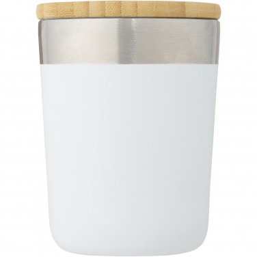Logo trade reklaamkingituse pilt: Lagan 300 ml roostevabast terasest termostops bambusest kaanega