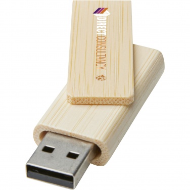 Logotrade ärikingid pilt: Pöörake 16 GB bambusest USB-mälupulka