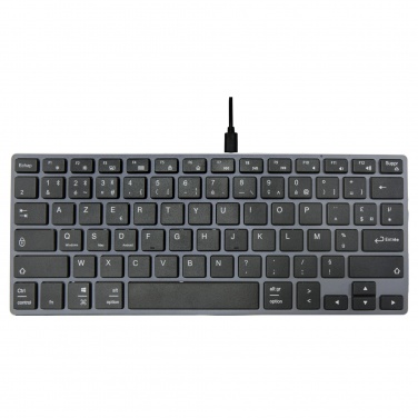 Logotrade reklaamtooted pilt: Hübriidjõudlusega Bluetooth-klaviatuur – AZERTY