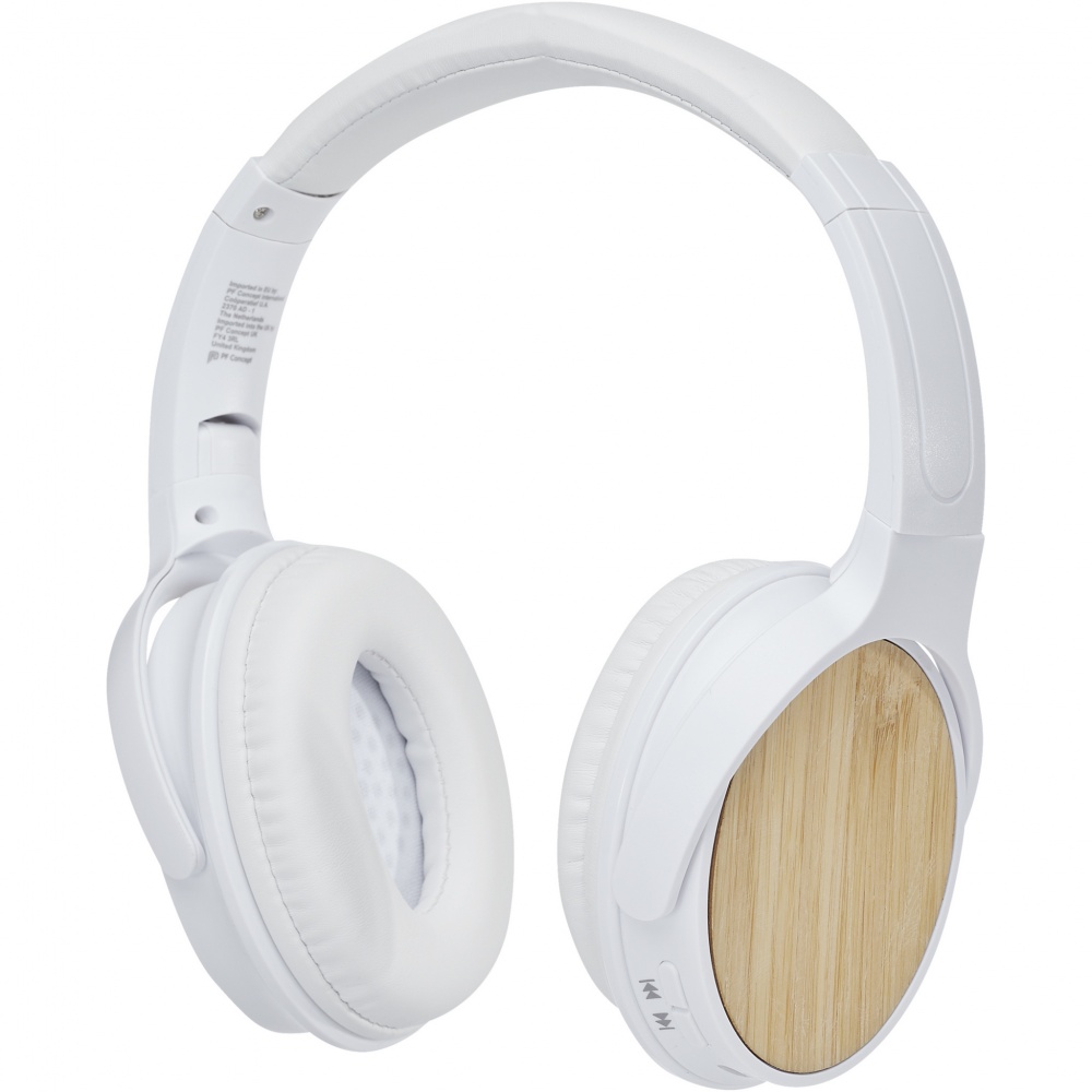 Logotrade firmakingitused pilt: Athose bambusest Bluetooth® kõrvaklapid mikrofoniga