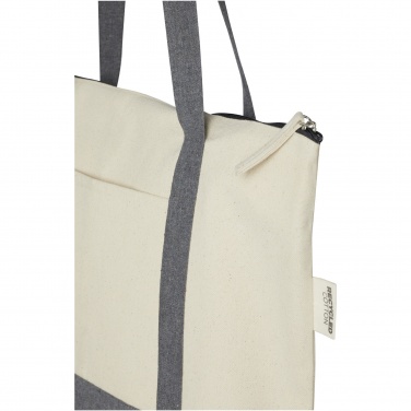 Logotrade reklaamtooted pilt: Repose 320 g/m² taaskasutatud puuvillast lukuga kandekott 10L