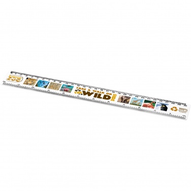 Logotrade reklaamtoote foto: Refari 30 cm taaskasutatud plastikust joonlaud
