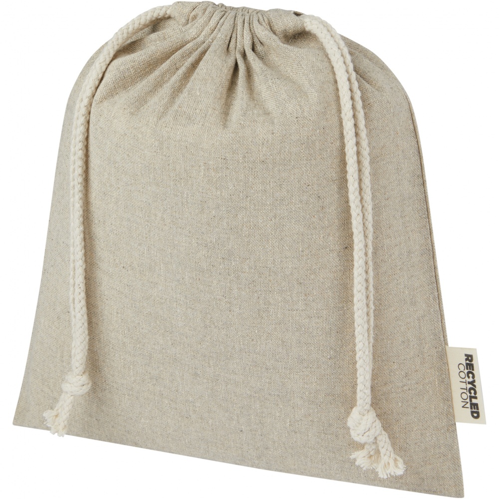 Logotrade meene foto: Pheebs 150 g/m² GRS taaskasutatud puuvillast kinkekott keskmine 1,5L