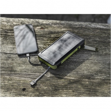 Logotrade meene foto: Soldy 10 000 mAh RCS taaskasutatud plastist päikesedünamo jõupank 