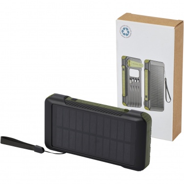 Logotrade reklaamkingituse foto: Soldy 10 000 mAh RCS taaskasutatud plastist päikesedünamo jõupank 