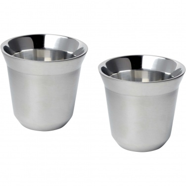 Logotrade reklaamkingitused pilt: Duo 80 ml RCS sertifikaadiga roostevabast terasest espressotassi komplekt 