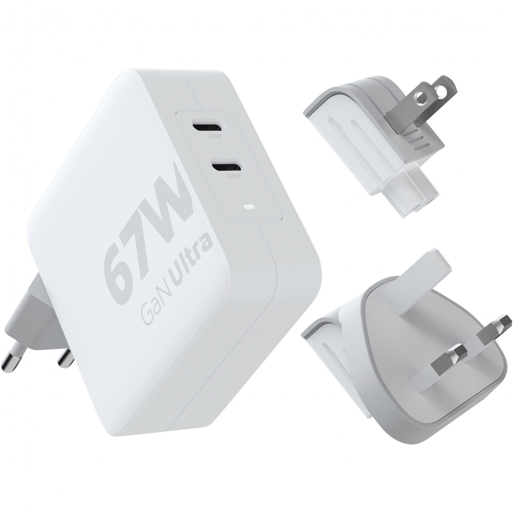 Logo trade reklaamkingid foto: Xtorm XVC2067 GaN Ultra 67W reisilaadija 100W USB-C PD-kaabliga
