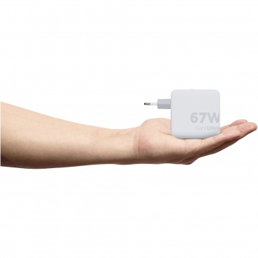Logo trade reklaamkingi pilt: Xtorm XVC2067 GaN Ultra 67W reisilaadija 100W USB-C PD-kaabliga