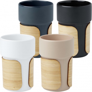 Logo trade reklaamkingituse pilt: Termostass Fika 340 ml bambuskattega