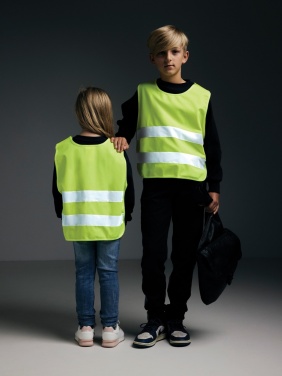 Logotrade meene foto: GRS taaskasutatud PET hästi nähtav turvavest 7-12 aastat