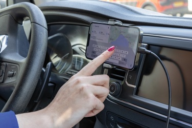 Logo trade meene pilt: Acar RCS taaskasutatud plastikust 360 kraadi autotelefoni hoidik