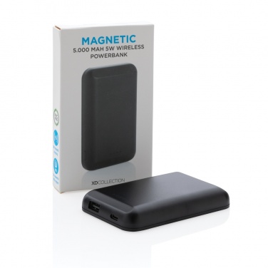 Logotrade firmakingid pilt: Magnetiline 5000 mAh 5W juhtmevaba akupank