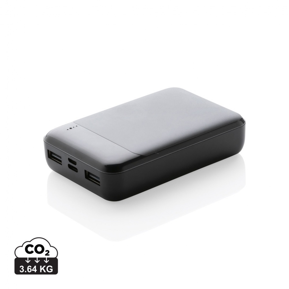 Logo trade firmakingi pilt: RCS-standardi taaskasutatud plastist 10 000 mAh akupank