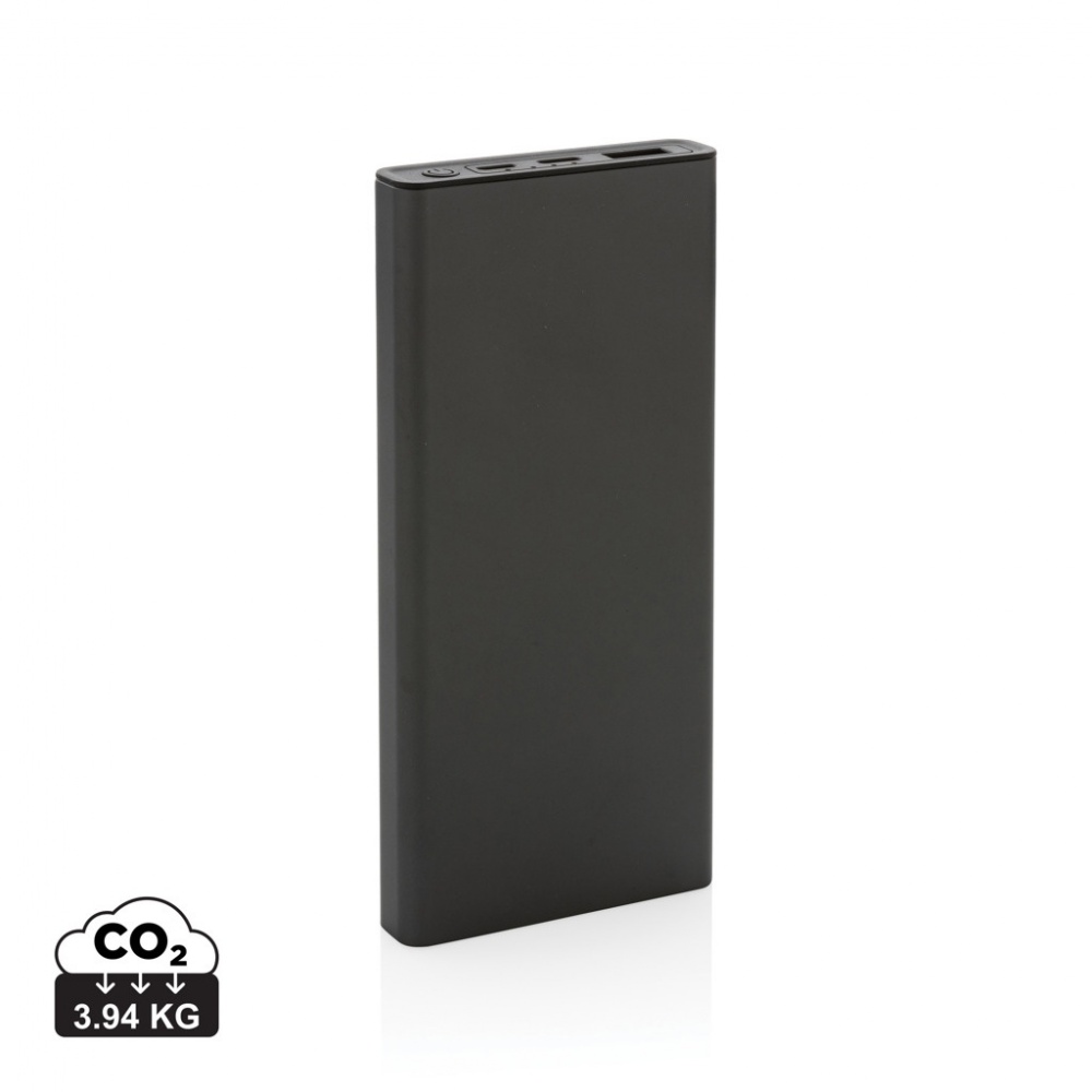 Logotrade reklaamtooted pilt: Terra RCS taaskasutatud 18 W alumiiniumist akupank 10 000 mAh