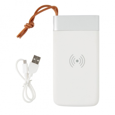 Logo trade firmakingituse pilt: Aria 8000 mAh 5W juhtmevaba laadimise akupank