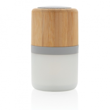 Logotrade ärikingi foto: Bambusest värvi muutev 3W kõlarituli