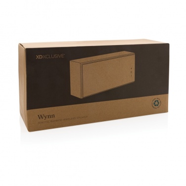 Logo trade reklaamkingituse pilt: Wynn 20W bambusest juhtmevaba kõlar