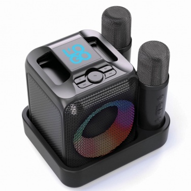 Logotrade ärikingid pilt: Singvibe RCS taaskasutatud plastikust karaokekomplekt topeltmikrofoniga