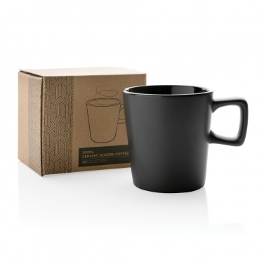 Logotrade reklaamkingituse foto: Kaasaegne keraamiline kohvikruus 300ml