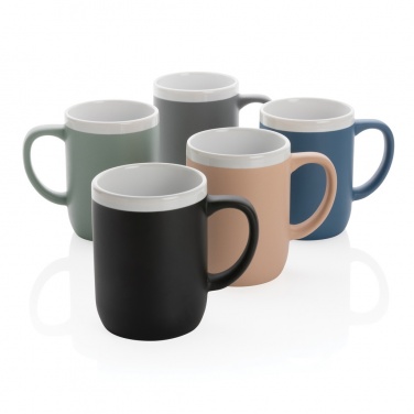 Logo trade meene pilt: Valge äärega keraamiline kruus 300ml
