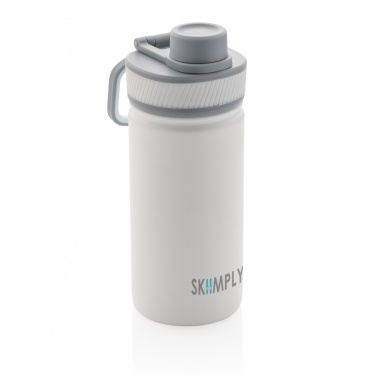 Logotrade reklaamkingi foto: Roostevabast terasest vaakumpudel spordikaanega 550ml