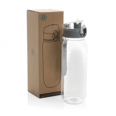 Logo trade ärikingituse pilt: Yide RCS Recycled PET lekkekindel lukustatav veepudel 800ml