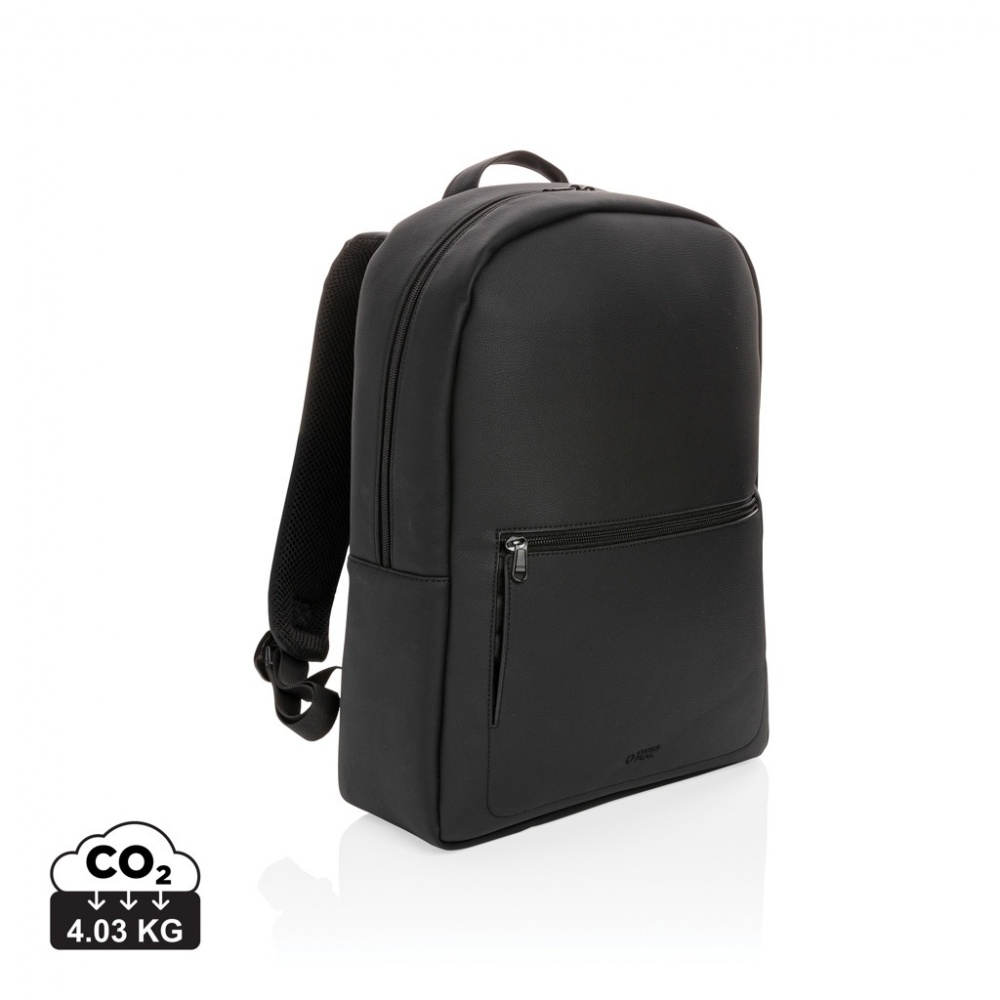 Logo trade firmakingituse pilt: Swiss Peak deluxe PU sülearvuti seljakott PVC-vaba