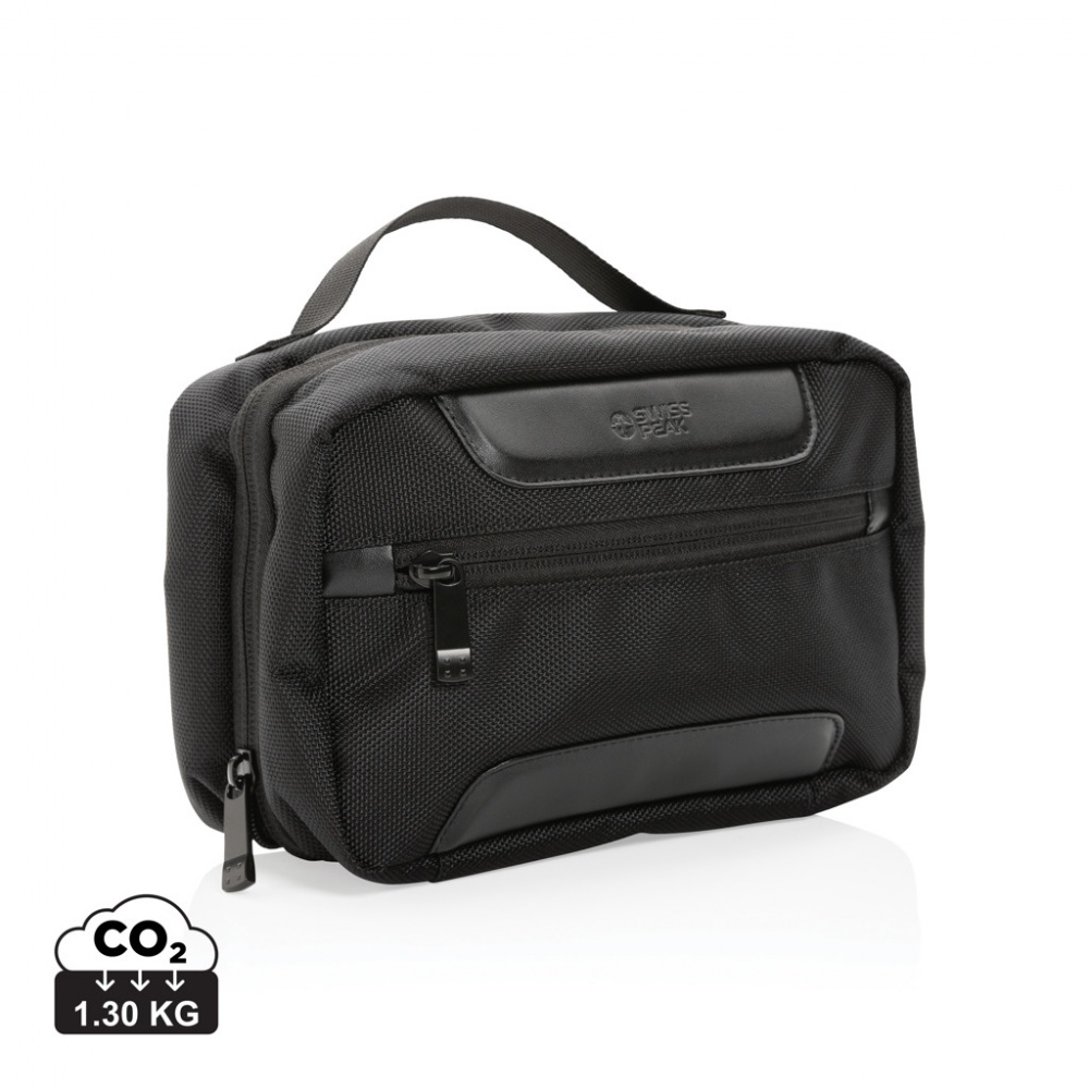 Logo trade firmakingid foto: Swiss Peak AWARE™ RPET Voyager tualetitarvete kott