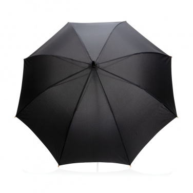 Logotrade reklaamkingituse foto: 23" Impact AWARE™ RPET 190T automaatselt avatav bambusest vihmavari