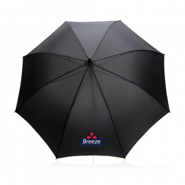 Logotrade reklaamkingi foto: 23" Impact AWARE™ RPET 190T automaatselt avatav bambusest vihmavari